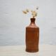 Bottle vintage glazed terracotta vase