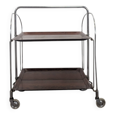 Desserte roulante pliable