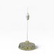 Vintage blue floral patterned pendant light/chandelier.