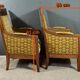 Paire de Fauteuils « Bergère » en Acajou, époque Empire – Début XIXe