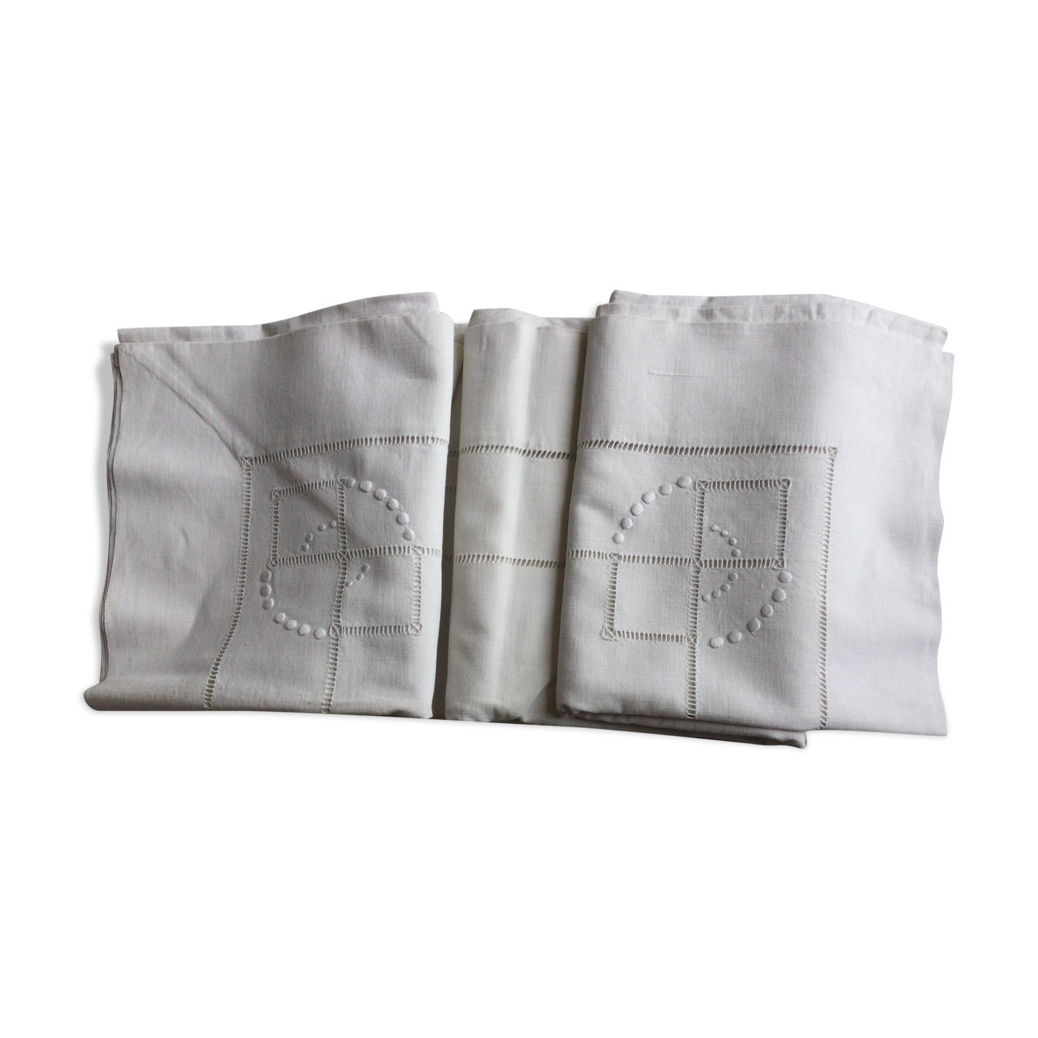 Hand embroidered sheet