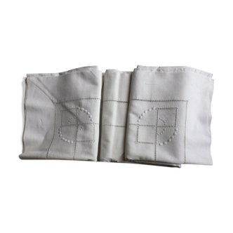 Hand embroidered sheet