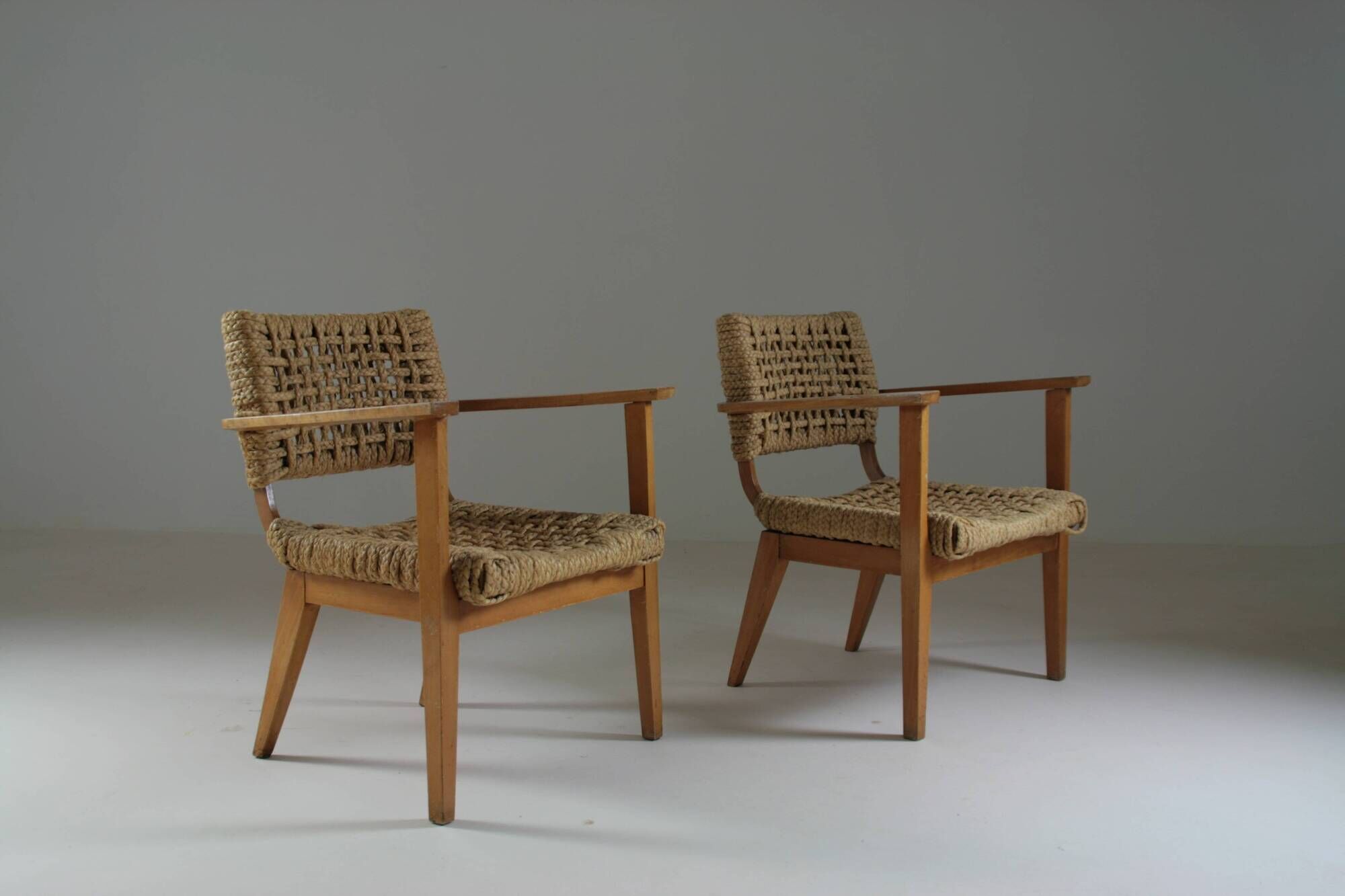 Pair of bridge armchairs Vibo, 1950s France