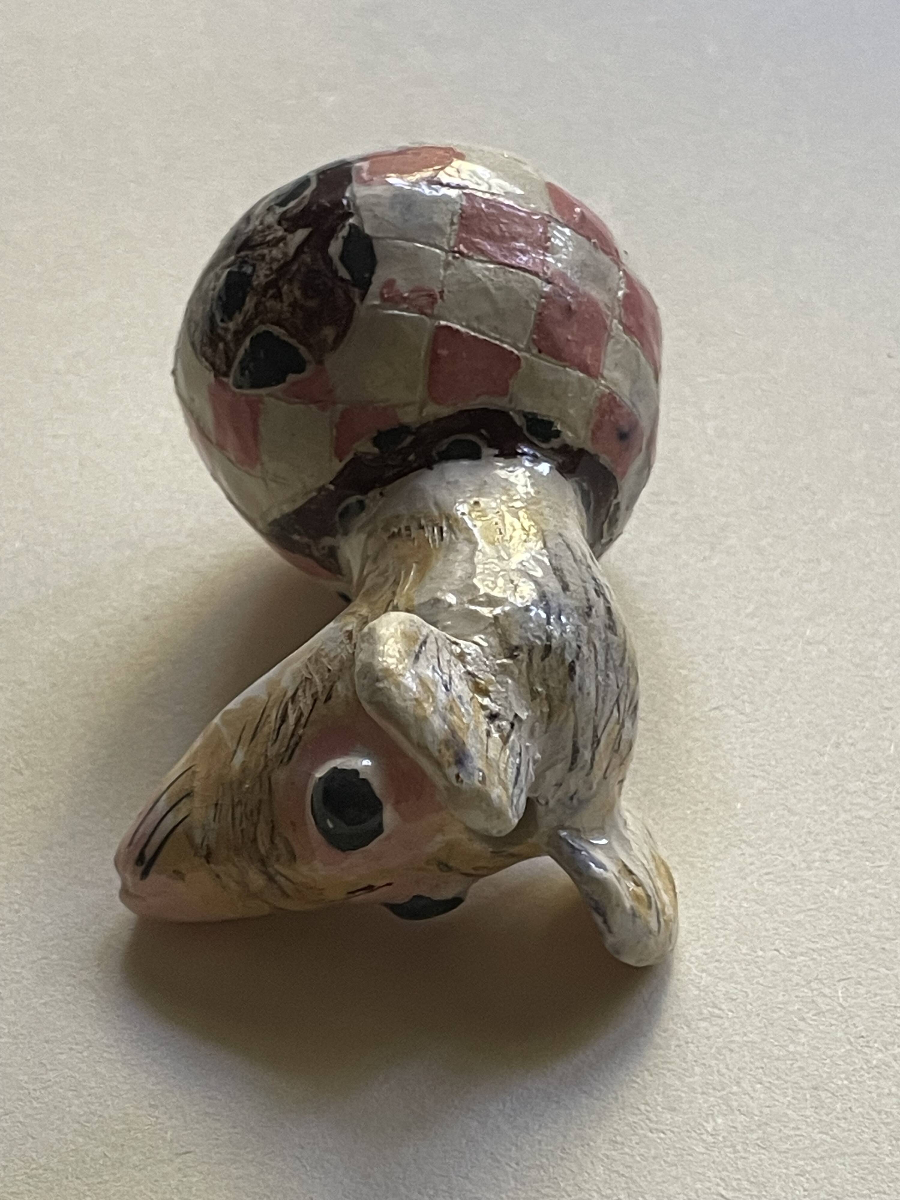 Small "bud vase" in glazed ceramic