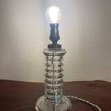 Clear glass lamp bulb