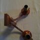 Pair of vintage copper appliques