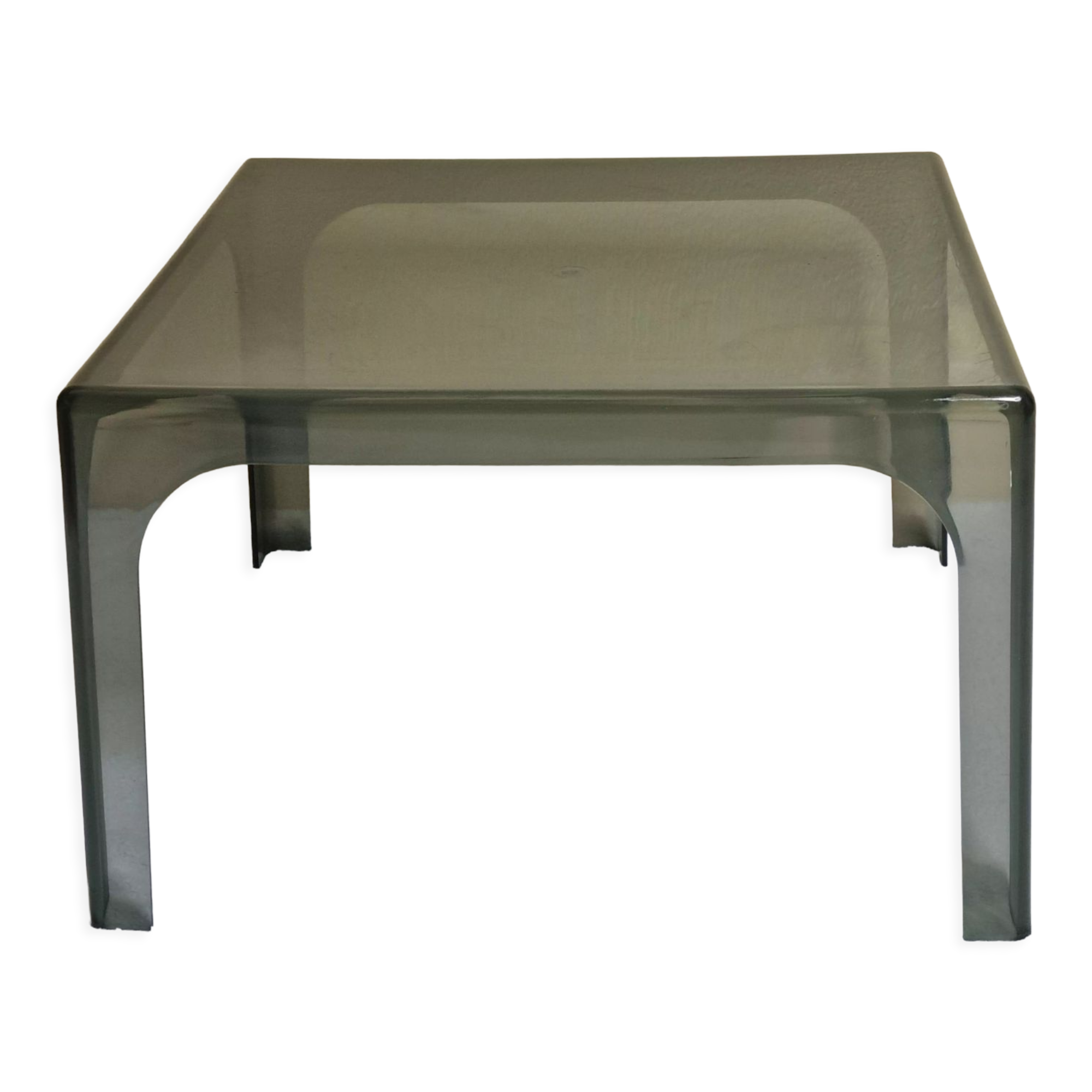 Vintage plexiglass coffee table