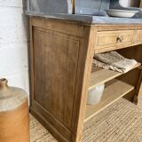 Table de toilette plateau marbre