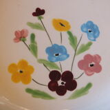Hollow dish 50s Salins model Jocelyne - flowers