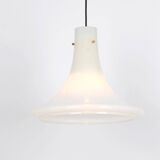 Superb large opaline glass pendant by Limburg, Germany, 1970s.