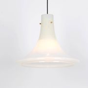 Suspension en verre opalin par Limburg, Allemagne, années 1970