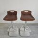 Postmodern pair of bar stools Indecasa by Joan Casas from the 1980s.