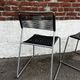 Set of 4 scoubidou chairs, "Melker" model, sled base (vintage IKEA)
