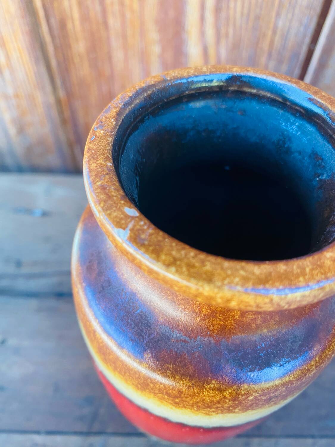 Fat Lava Vase West Germany