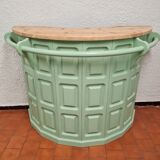Solid wood bar counter
