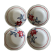 4 assiettes en faïence de Digoin
