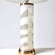 Pair of glass lamps by Bergboms Sweden 1970s