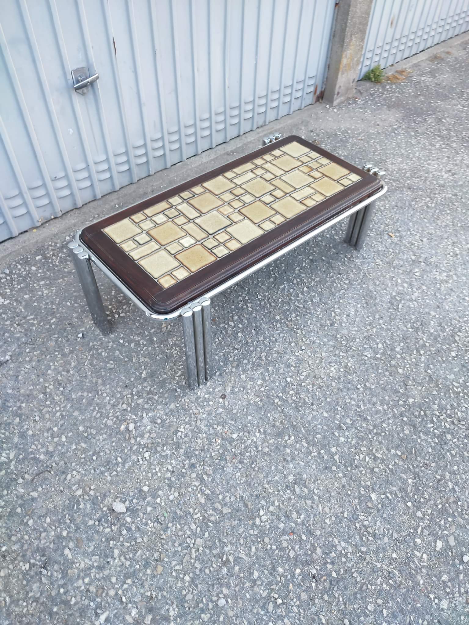 Ancienne table basse 1970 vintage