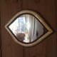 Brass mirror with original shape - 28x39cm