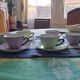 4 cups and saucers Moulin des Loups