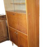 vintage oak secretary desk