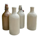 Four stoneware bottles