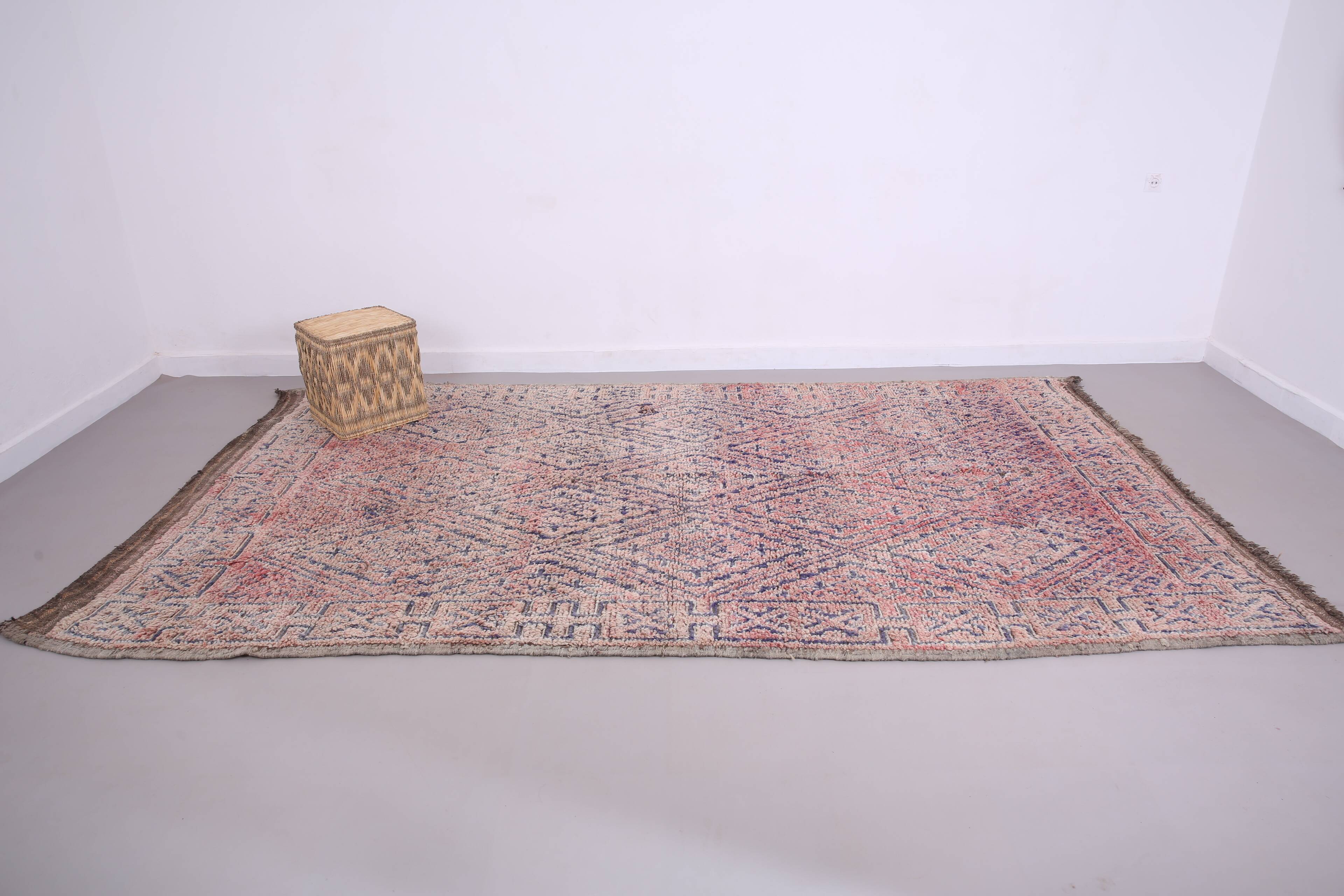 Vintage Moroccan Rug 5.8 x 11.2 ft - Moroccan rug - Berber rug handmade