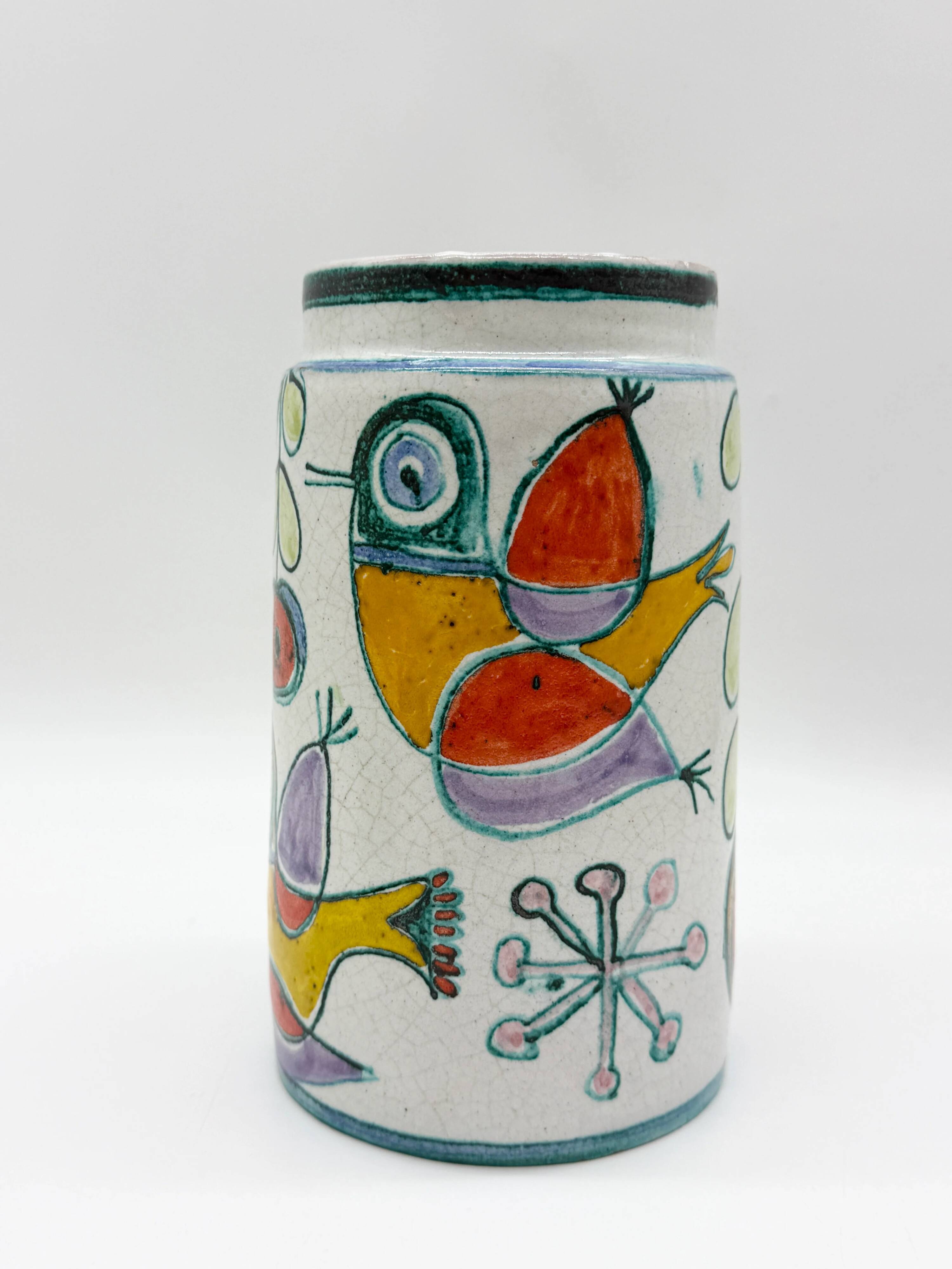 "Jardin" vase in ceramic, Ceramiche Simone, Italy 1960s