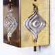 Pair of Palwa sconces in brass and crystal