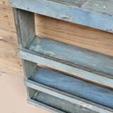 Burmese teak wall shelf