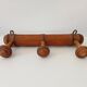 Vintage popular art coat rack from the 1950s