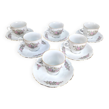 6 vintage SELFMANS coffee cups