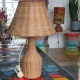 Lampe rotin