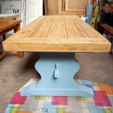 Table de ferme en chêne massif