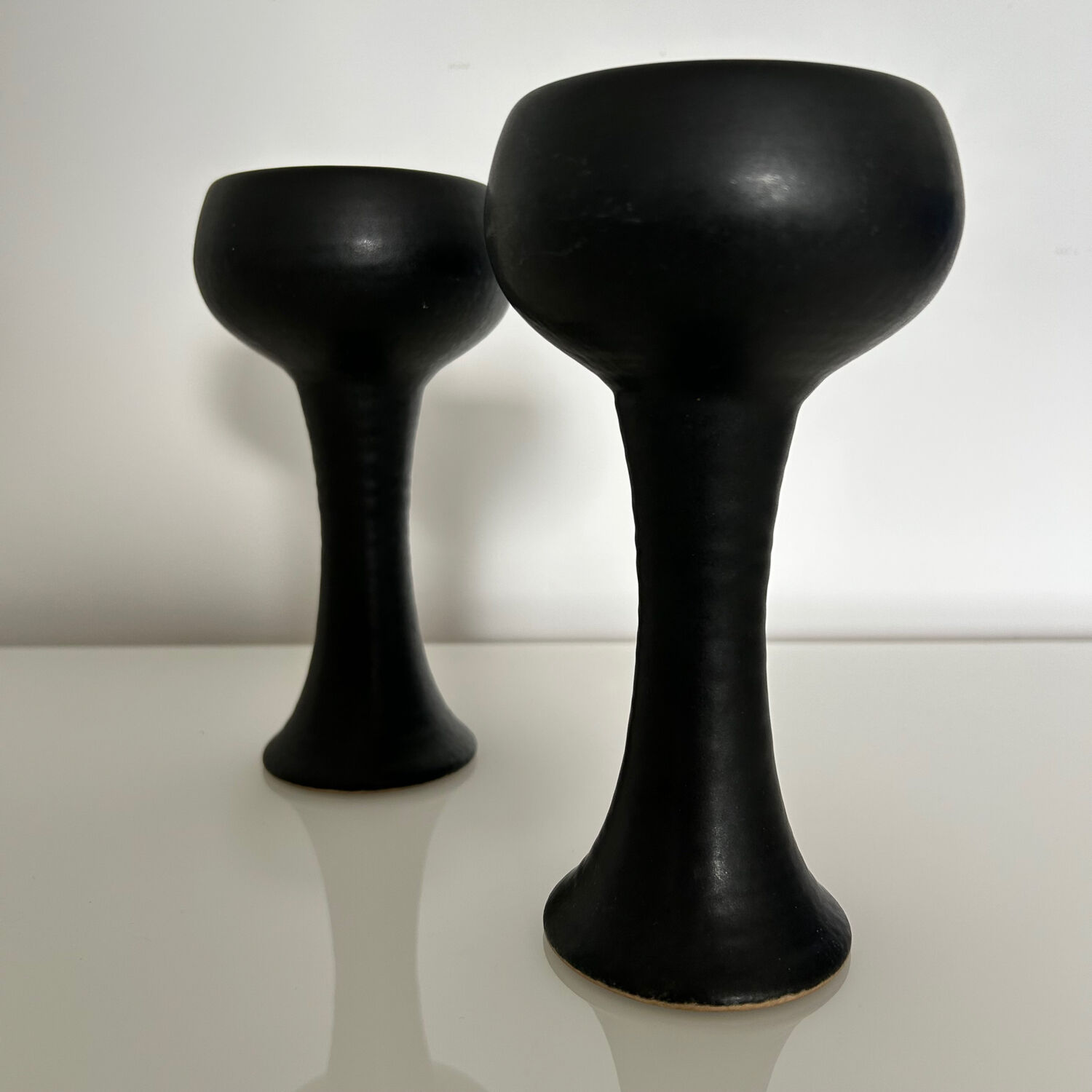 Pair of Scandinavian candlesticks