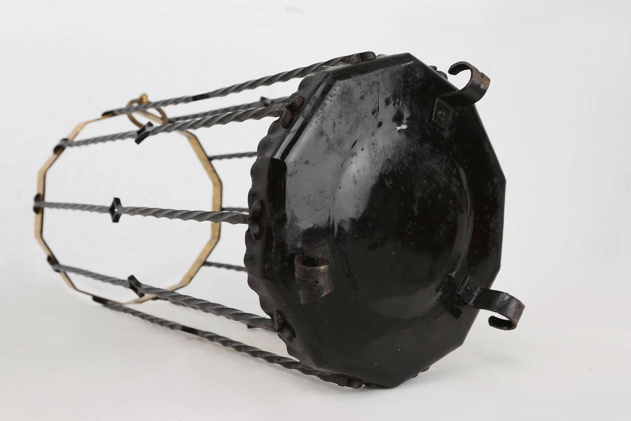 Stylish robust mid-century umbrella stand, France ca. 1950