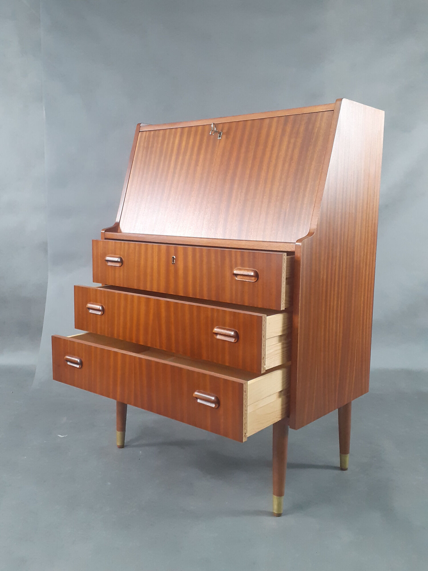 Norwegian Secretary 3 drawers, 1960s