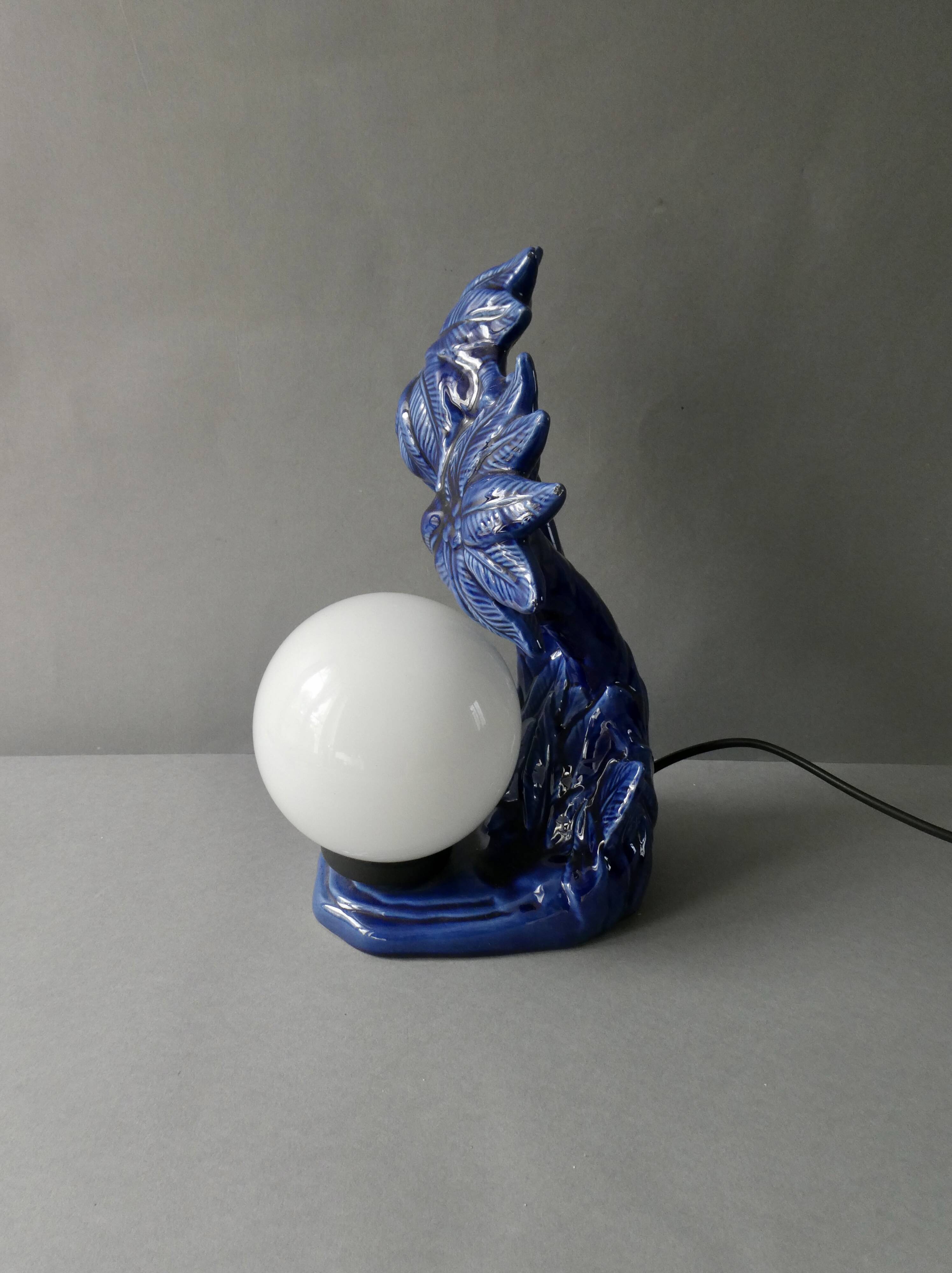 Lampe palmier maison Mathias série Los Angeles, années 80