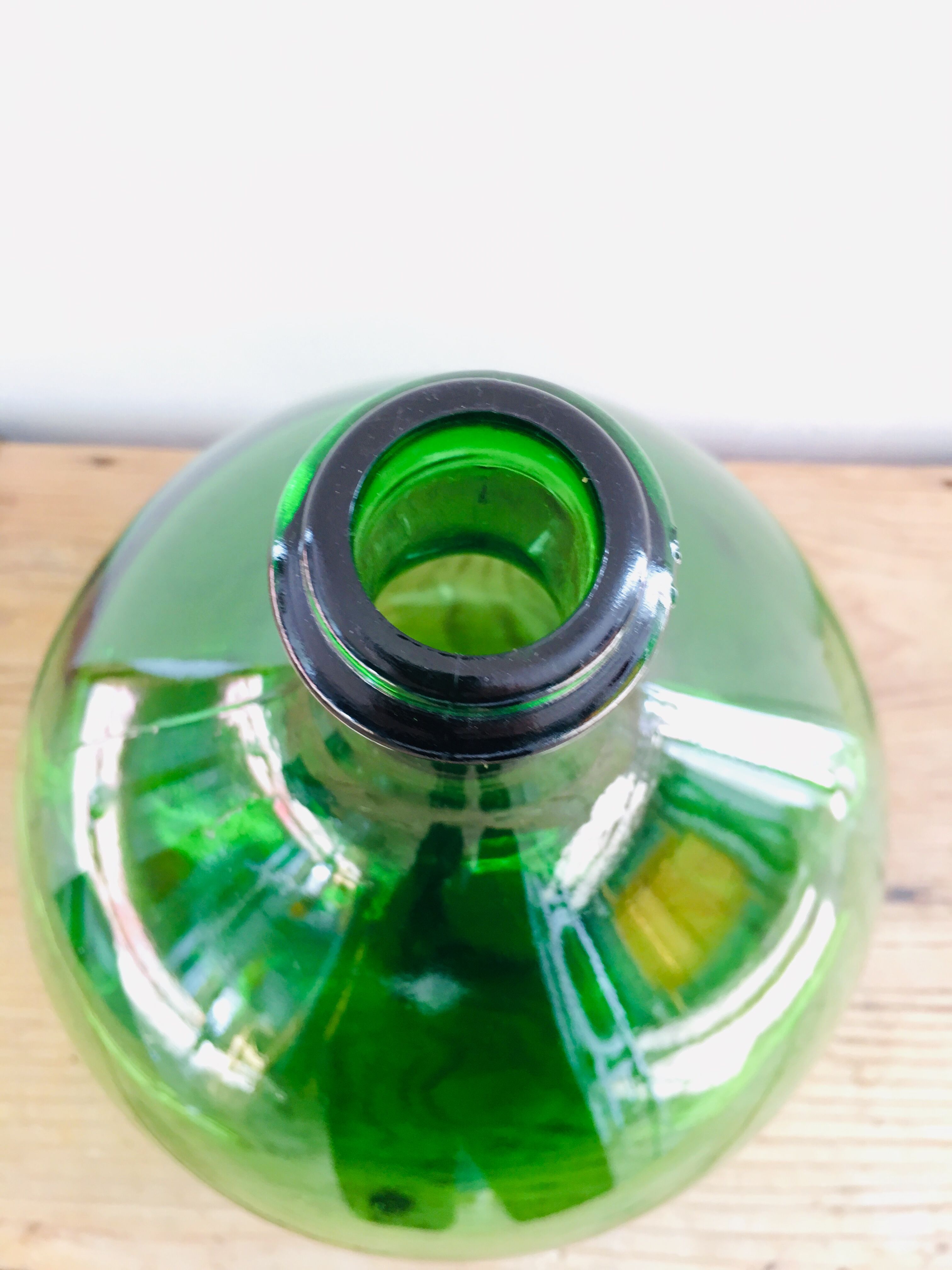 Demijohn green 10 liters