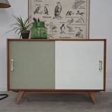 U-452 Green and White Sideboard by Jiri Jiroutek for Interier Praha 1960