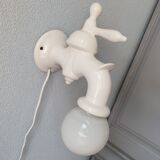 Vintage ceramic wall lamp tap with drop 80