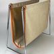 50s 60s Newspaper Rack Magazine Rack by Verner Panton for Fritz Hansen