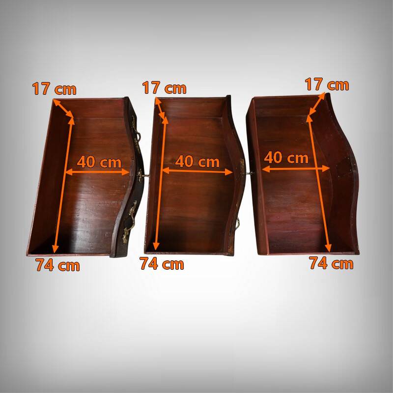 Rosewood Marquetry Chest of Drawers, Louis XIV Period – Early 18th Century