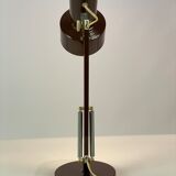 Table lamp in brown lacquered metal, of Danish design from the 1970s