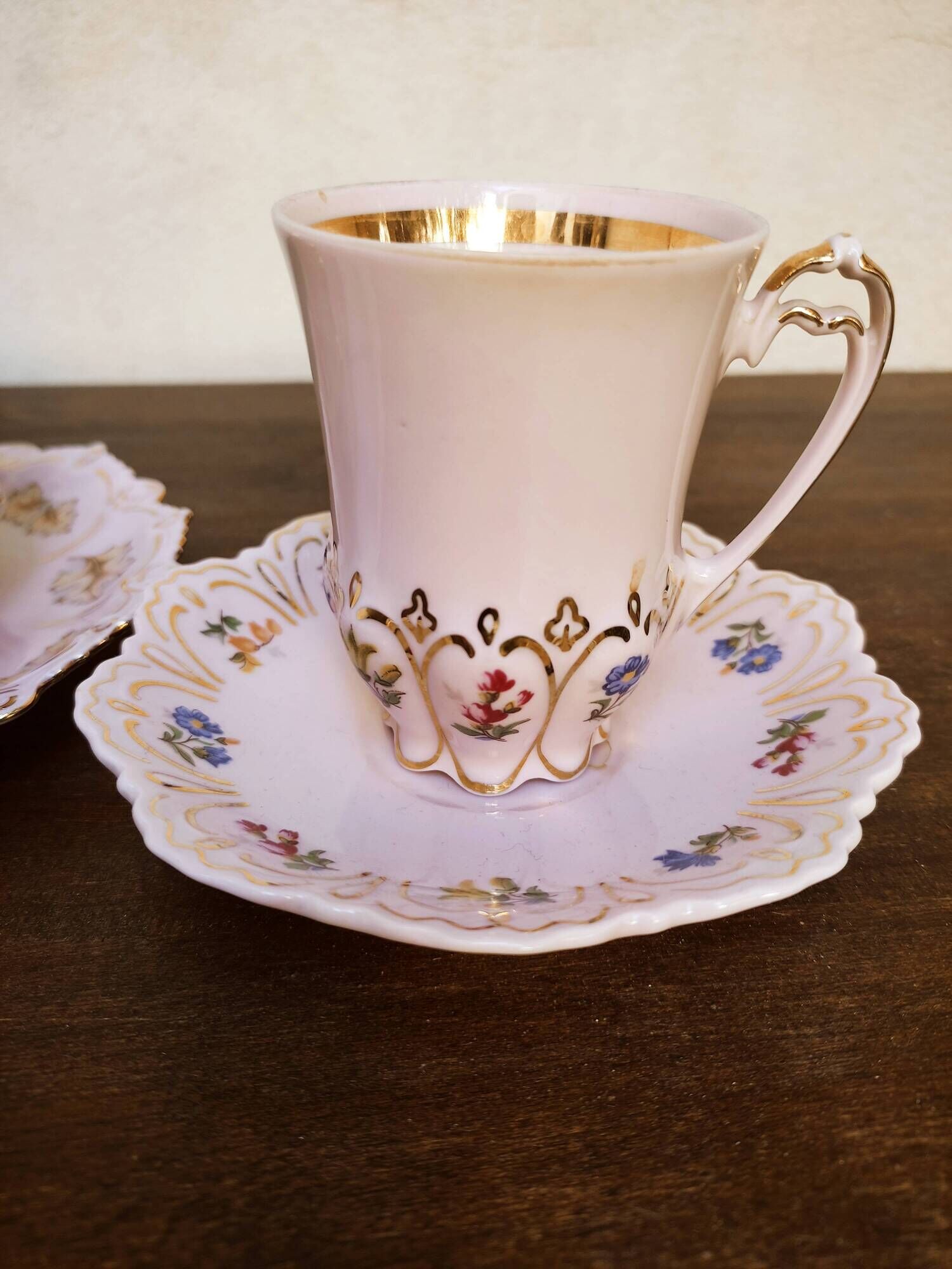 Duo de tasses H & C en porcelaine tchèque