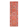 1970s Turkish Oushak Handmade Wool Cotton Orange Runner Rug 79x254
