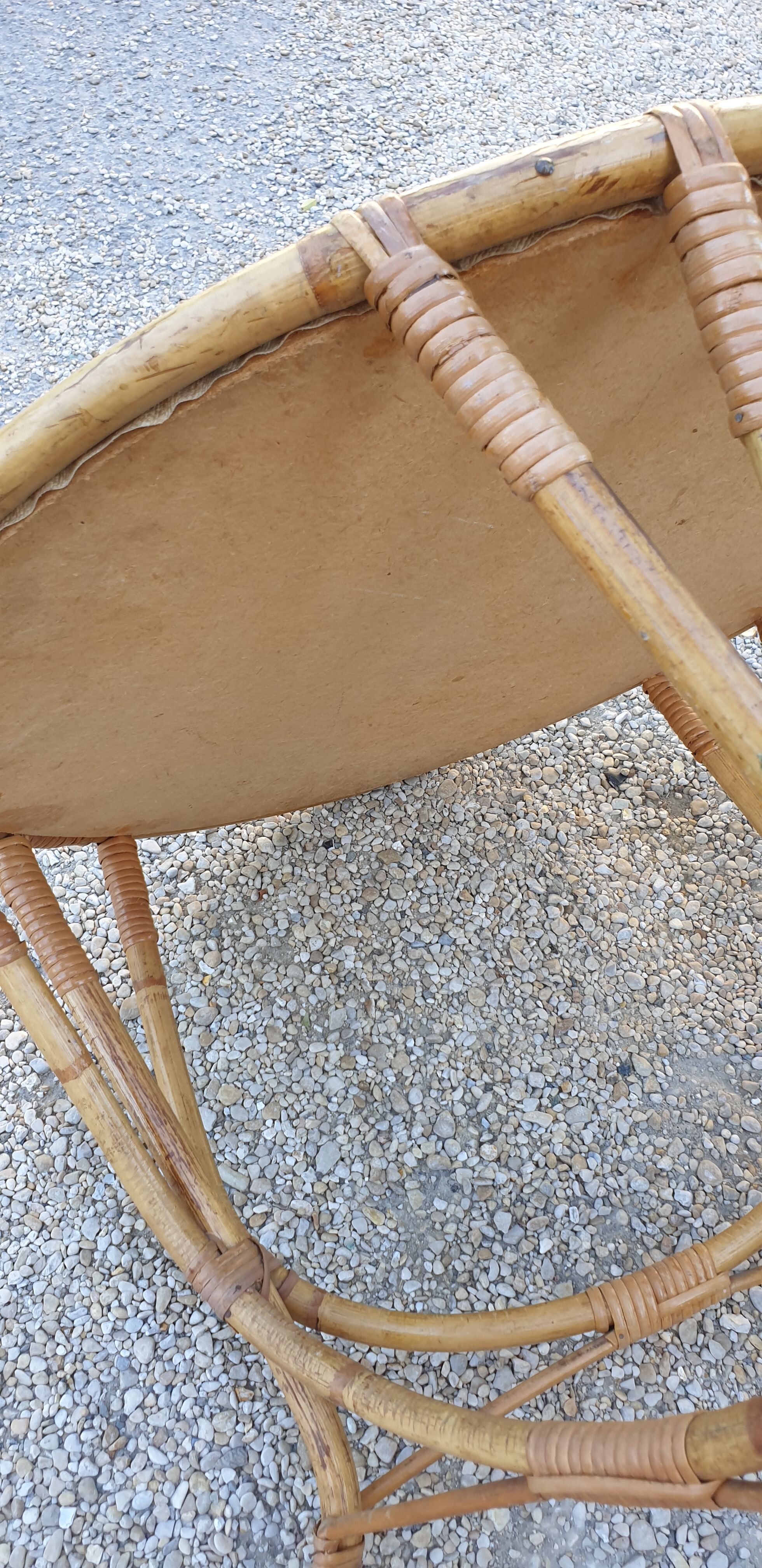 Rattan coffee table 1960