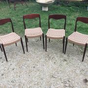 4 Danish chairs 60