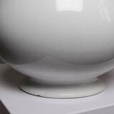 Pichet broc de toilette en faïence blanche ancienne Pexonne France