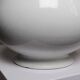 Antique white earthenware toilet jug from Pexonne, France